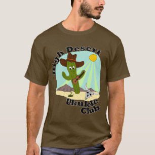 Hohes Wüsteukulele-Verein-Logo T-Shirt
