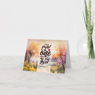 Hoheslied 3:4 Ich habe den Einen Bibel Karte