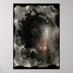 Hohle Atmung Poster