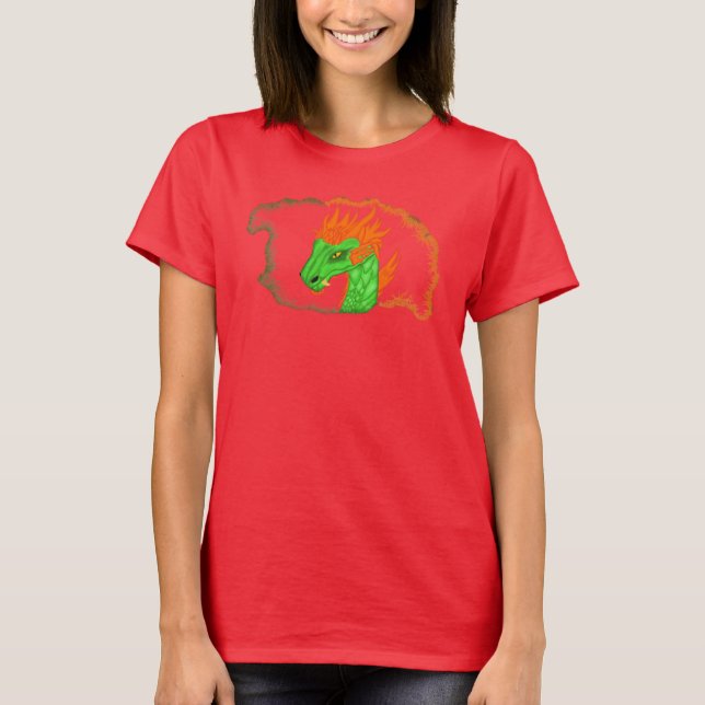 Höhle des Feuersdrachen T-Shirt (Vorderseite)
