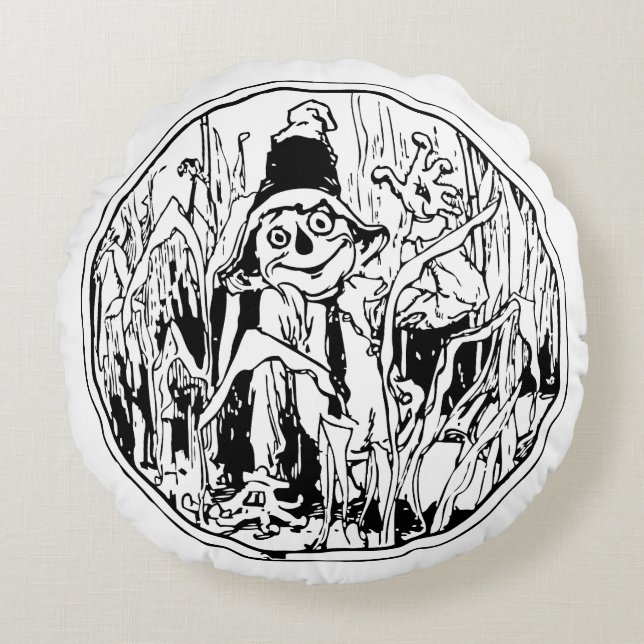 Höhle im Mais Rundes Kissen (Vorderseite)