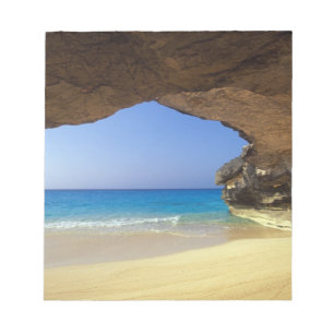 Höhle in der französischen Bucht, Insel San Salv Notizblock