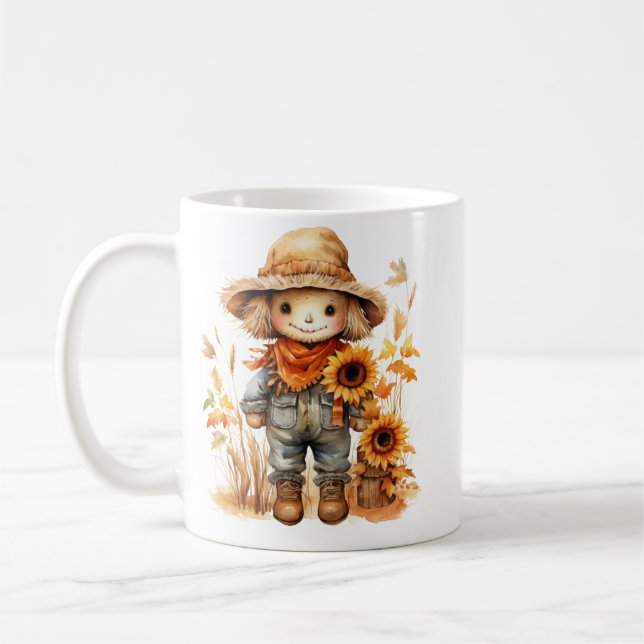 Höhle mit Sonnenblume Kaffeetasse (Links)