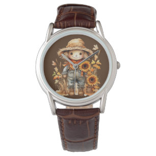 Höhle mit Sonnenblumen Armbanduhr