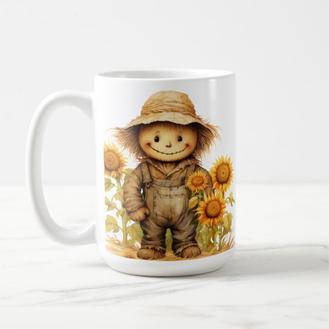 Höhle mit Sonnenblumen Kaffeetasse (Links)