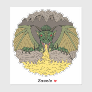 Höhlen-Drache 2016 Aufkleber