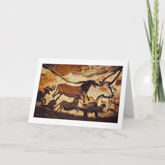 Höhlen-Karte Feiertagskarte (Vorderseite)