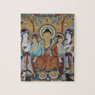 Höhlen-Kunst Buddha-und Bodhisattvas-Dunhuangs Puzzle