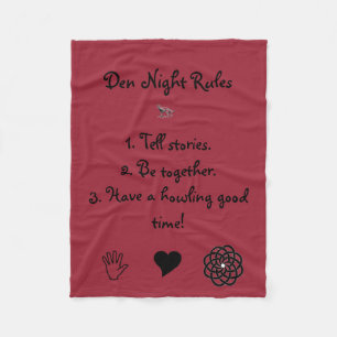 Höhlen-Nacht ordnet Decke an