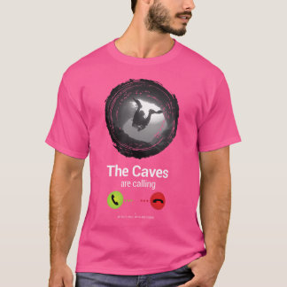Höhlen nennen Höhlentauchen Freediving Div T-Shirt