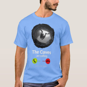 Höhlen nennen Höhlentauchen Freediving Div T-Shirt