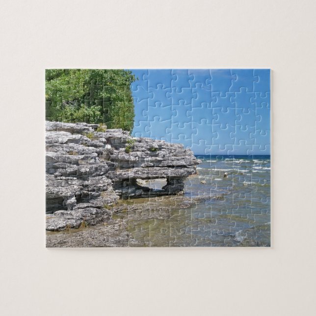 Höhlen-Punkt-Park-Küstenlinie Puzzle (Horizontal)