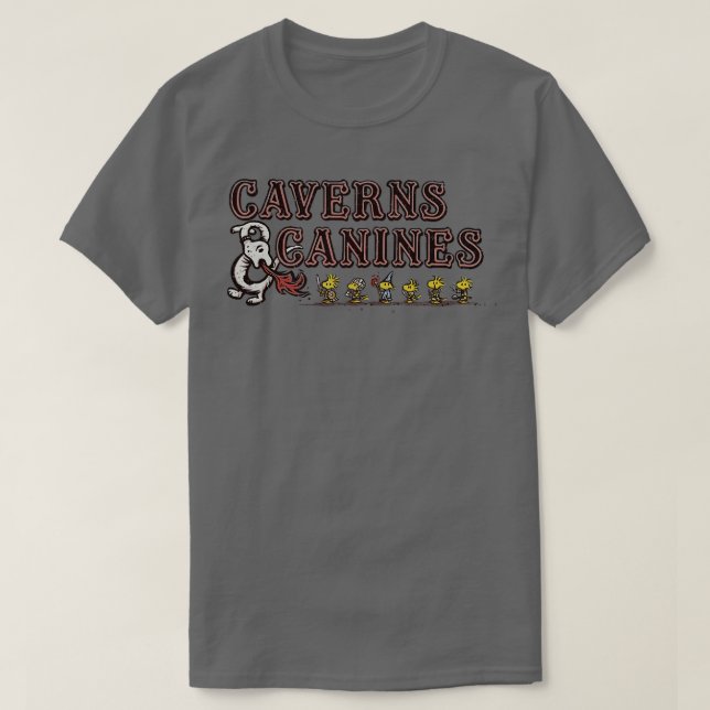 Höhlen und Hunde T-Shirt (Design vorne)
