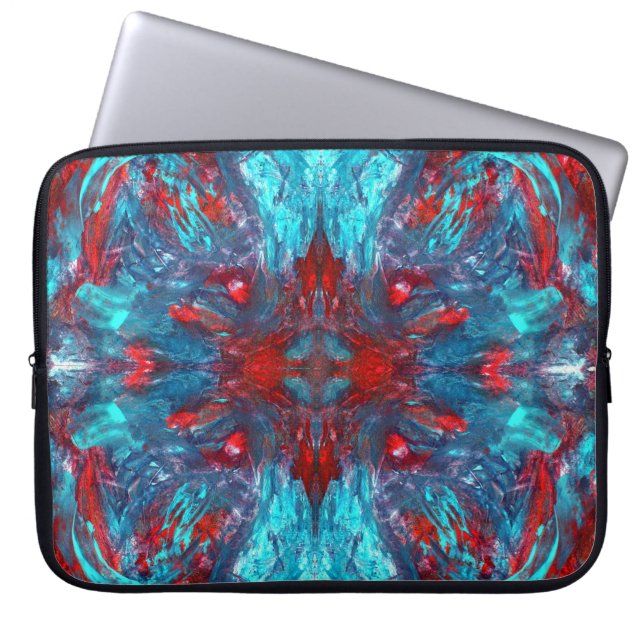 Höhlen-Verblassung Laptopschutzhülle (Vorderseite)