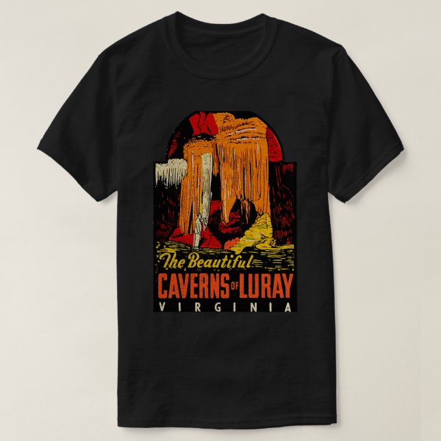 Höhlen von Luray T-Shirt (Design vorne)