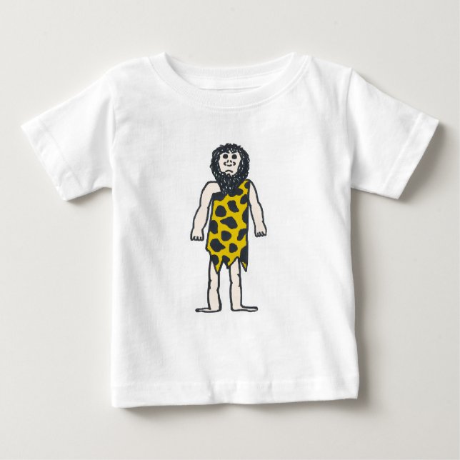 Höhlenbewohner Baby T-shirt (Vorderseite)