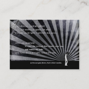 Höhlenbewohner. Visitenkarte