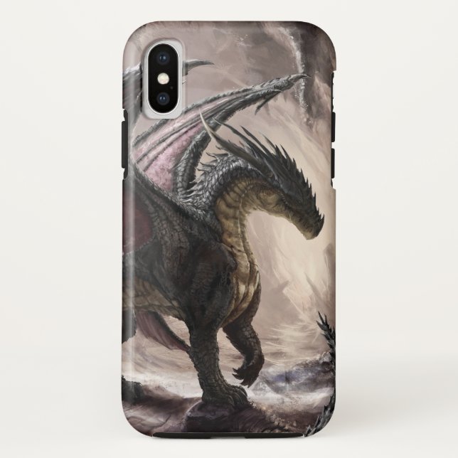 Höhlendrache Case-Mate iPhone Hülle (Rückseite)