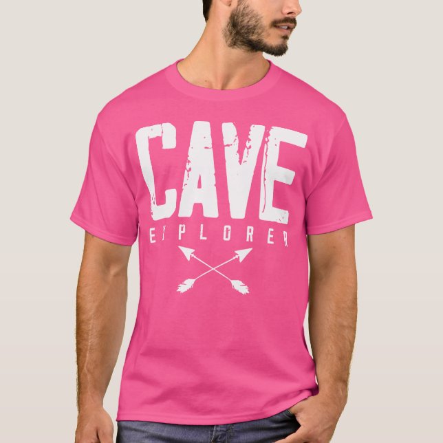 Höhlenentdecker Höhlenentauchung Tauchen T-Shirt (Vorderseite)