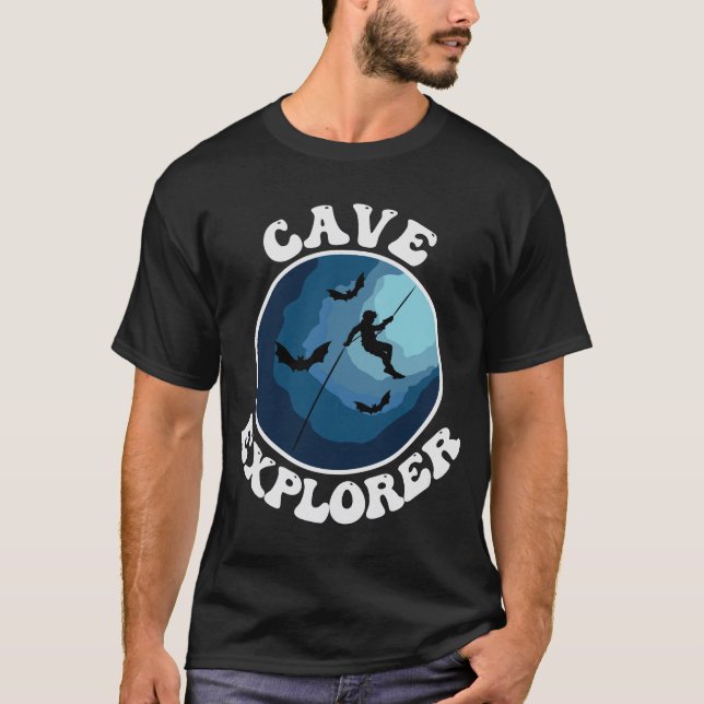 Höhlenentdecker Höhlenhöhle Spelunkierung T-Shirt (Vorderseite)