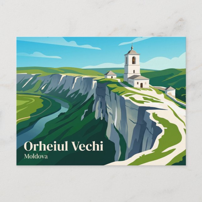 Höhlenkloster Moldova Postkarte (Vorderseite)