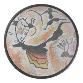 Höhlenkunst Abstrakt Eishockey Puck