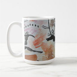 Höhlenkunst Abstrakt Kaffeetasse