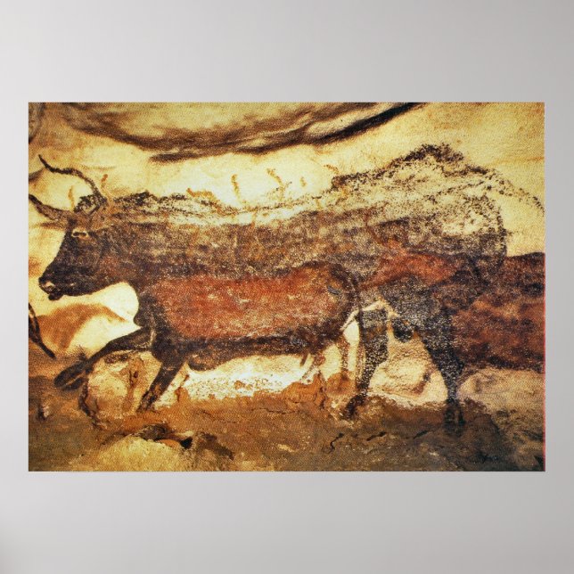 Höhlenmalerei Lascaux Poster (Vorne)