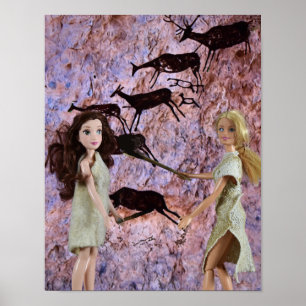 Höhlenmalerei. Plakat