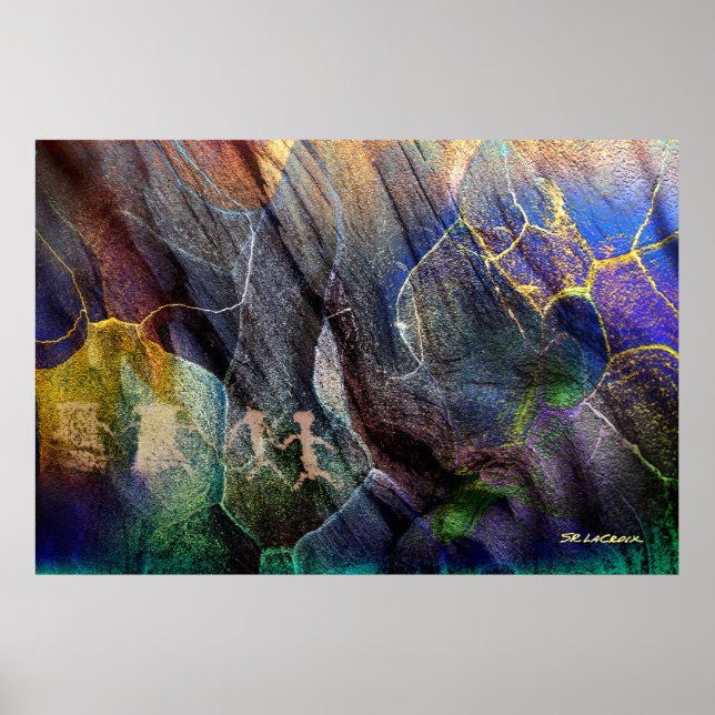 Höhlenmalerei Poster (Vorne)