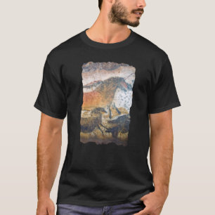 Höhlenmalerei  Prähistorische Pferde in der Höhle  T-Shirt