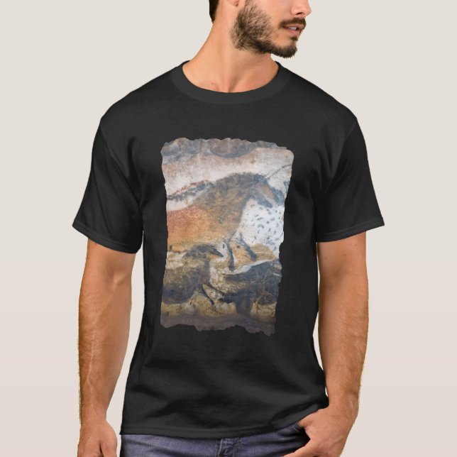 Höhlenmalerei prähistorischer Pferde in der Höhle  T-Shirt (Vorderseite)