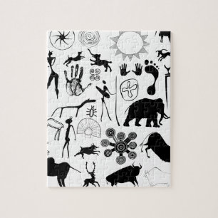 Höhlenmalereien - urzeitliche Kunst Puzzle