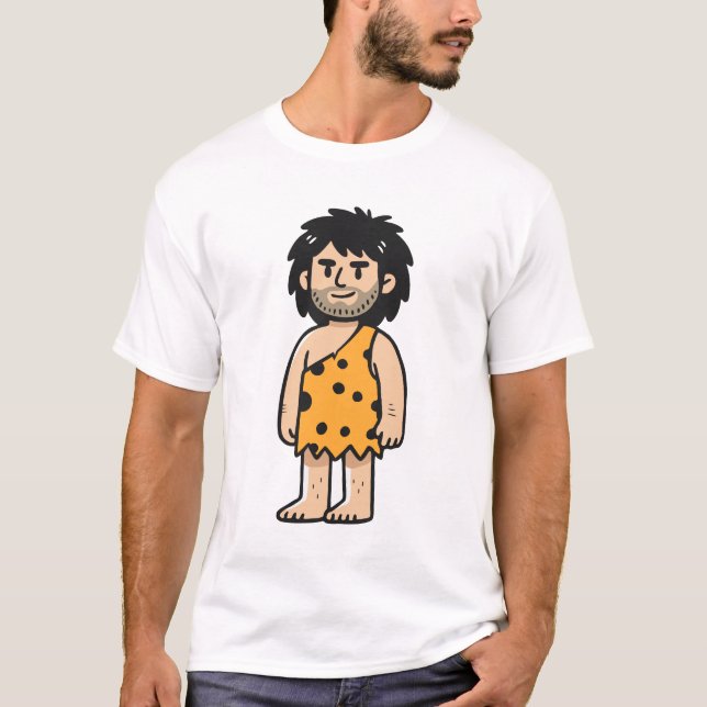 Höhlenmensch Throk T-Shirt (Vorderseite)