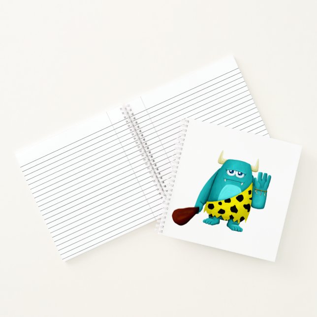 Höhlenmonster Notizbuch (Innenseite)