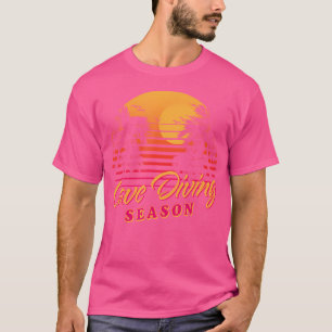 Höhlentauchen Saison Höhle Diver Hobby Unterwasser T-Shirt