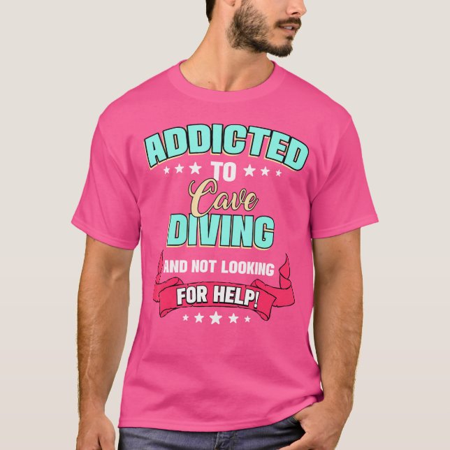 Höhlentauchen T-Shirt (Vorderseite)