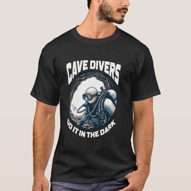 Höhlentauchen T-Shirt (Vorderseite)