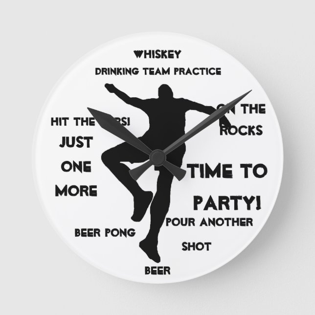 Höhlenuhr Runde Wanduhr (Vorderseite)