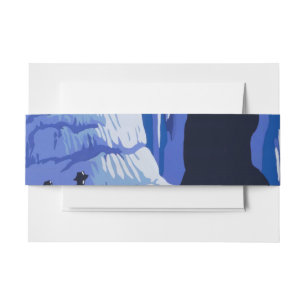 Höhlenweg Vintage Travel Poster Einladungsbanderole