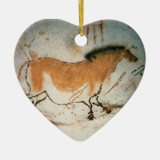 Höhlenzeichnungen Lascaux Französisch prähistorisc Keramik Ornament (Vorne)
