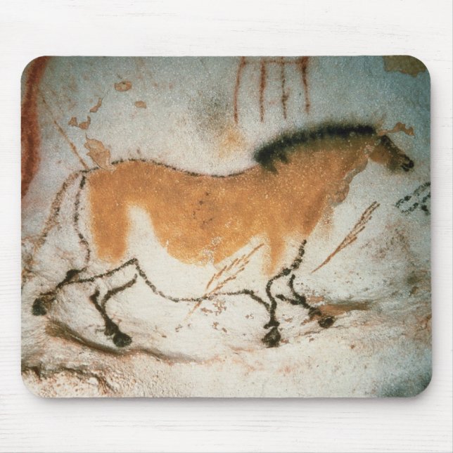 Höhlenzeichnungen Lascaux Französische prähistoris Mousepad (Vorne)