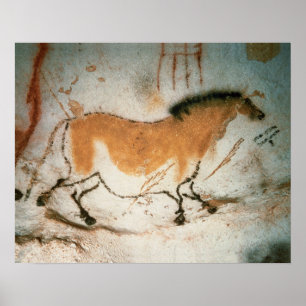Höhlenzeichnungen Lascaux Französische prähistoris Poster
