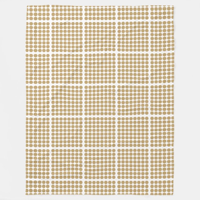 Hohlneutrale Punkte Fleecedecke (Vorderseite)
