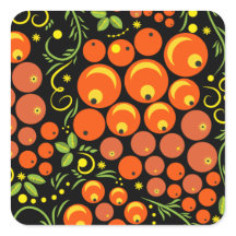 Hohloma Egg Black und Rowan