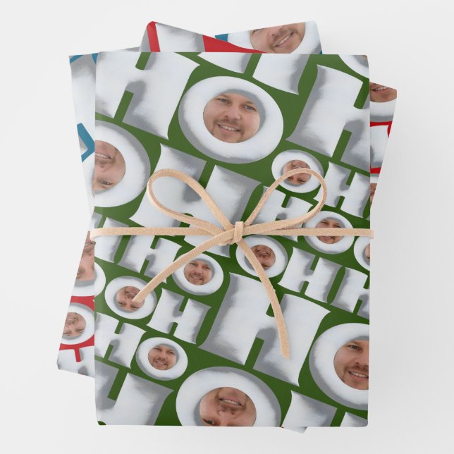 HoHo! Geschenk von mir! Ihr Face Wrapping Paper Geschenkpapier Set (Beispiel)
