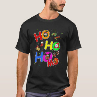 Hoho Homo Gay Weihnachts-Weihnachtsmannmütze Liebe T-Shirt