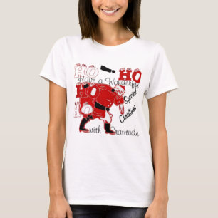 HOHOHO Ein wundervolles Weihnachten mit Dankbarkei T-Shirt