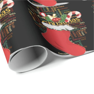 HoHoHo! Frohe WeihnachtsGESCHENKE und ein glücklic Geschenkpapier