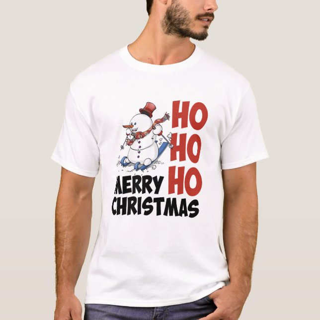Hohoho Merry Christmas. T-Shirt (Vorderseite)